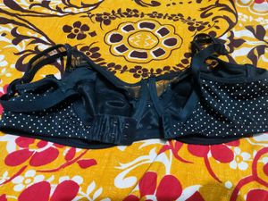 Black Polka Dot Bra