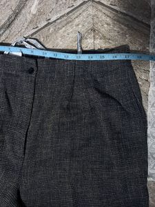 Charcoal Grey Linen Blend Suit Set
