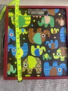 Large Wooden Storage Box With Board as Top Cover