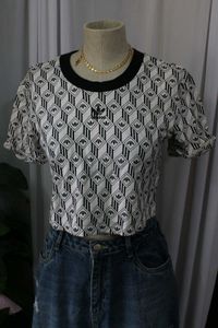 Adidas Patterned Crop Top
