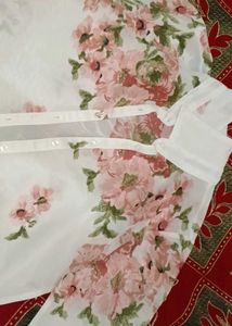 a shirt with floral print