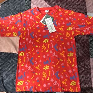 Puma Red Graphic Print T-Shirt