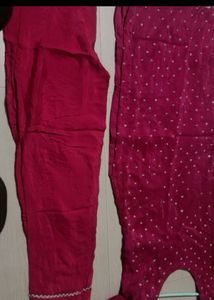 Embellished Magenta Suit