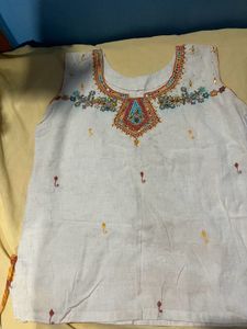 Embroidered Indian Top