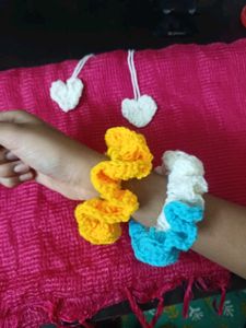 Hand Made Crochet Scrunchie