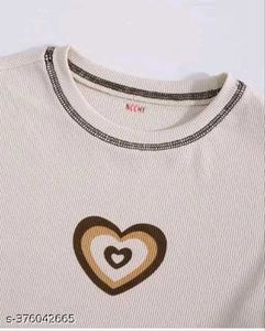 Cute Heart Crop Top