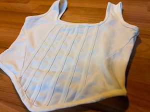 Vintage White Corset Top