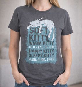 UNISEX Cute Soft Kitty Graphic T-Shirt