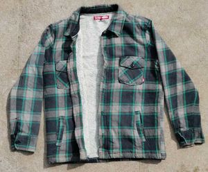 Vans fleece lined plaided shirt.