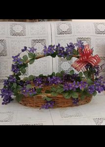 6. Decorative Floral Basket