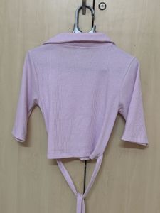 Lilac Wrap Top
