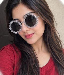 Unique Floral Embellished Sunglasses