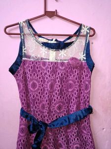 🎀SALE🎀Chic Purple Lace Dress