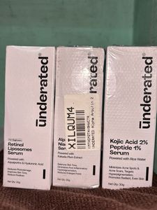 Underrated retinol + Kojic + Alpha arbutin Combo