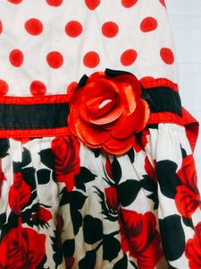 Floral &amp; Polka Dot Dress...