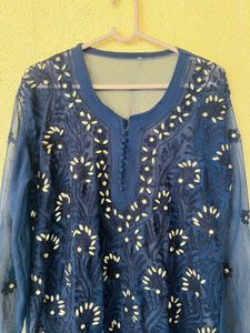 Beautiful Navy Blue Kurta