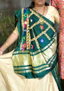 Emerald Green mirror dupatta