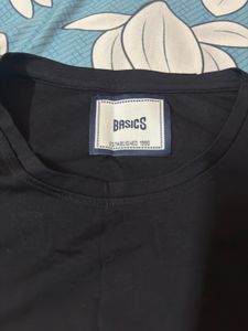 Basics Black Long Sleeve Tee