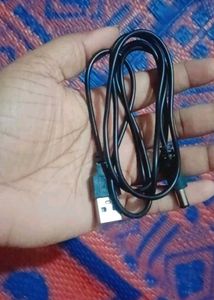 USB to DC Barrel Jack Adapter Cable