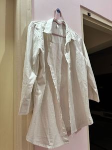 Classic White Button-Up Shirt