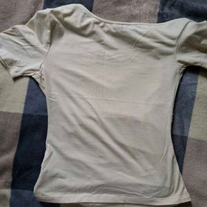 Off-Shoulder Ruched Top