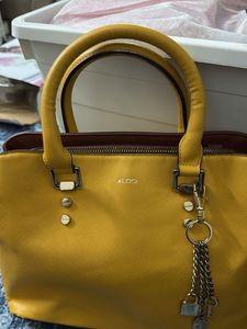Aldo Yellow Satchel