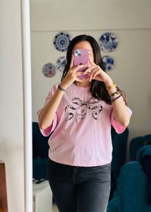 Pink 'La Dolce Vita' Tee
