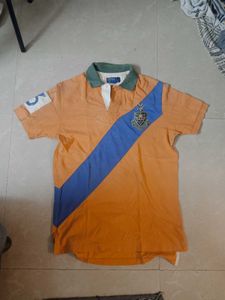 Men's Orange Polo Shirt