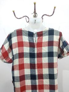 Checkered Shift Dress