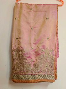 light Orange Saree