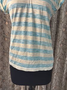 Striped V-Neck T-Shirt