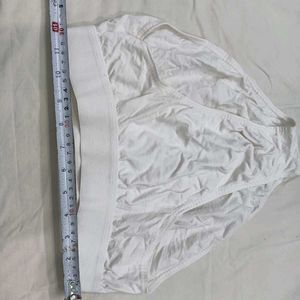 💙 Men's White Cotton Briefs