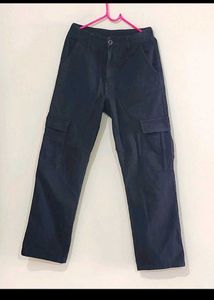 Black Cargo Jeans