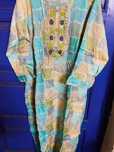 Pure Malai Cotton Gotapatti Work 3 Pc Set