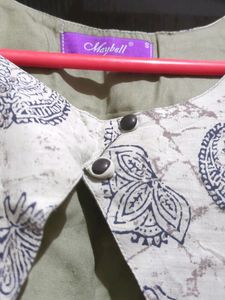 Overcoat For kurta Kalamkari Pattern