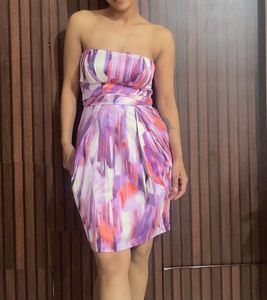Stylish Purple Mini Dress