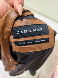 zara leather biker jacket for men