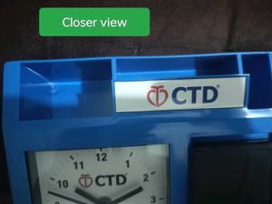 Desk Organizer with Clock &amp; Calculator
