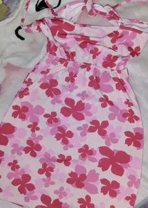 Pink Floral Sundress