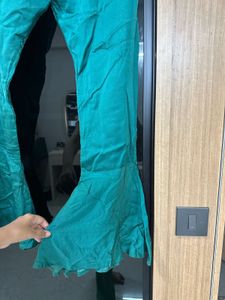 Embroidered Teal  co-ord ser