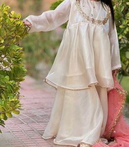 white colour very beautiful party wear dress