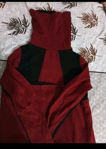 Woolen Highneck Stylish Top