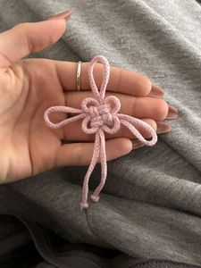 Chinese Red Knotted Keychain Charm