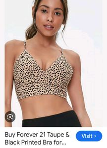 FOREVER21 Leopard Print Cami Top