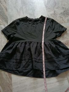 Black Tiered Tunic Top