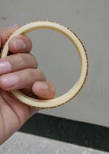 Elegant Gold-Plated Bangles (Set of 2)