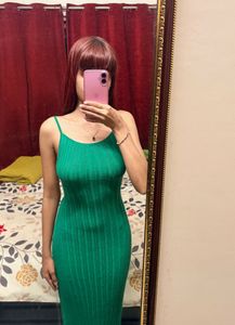 Stunning Green Bodycon Maxi Dress