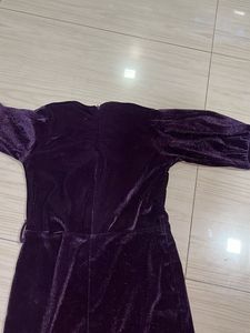 Elegant Velvet Gown