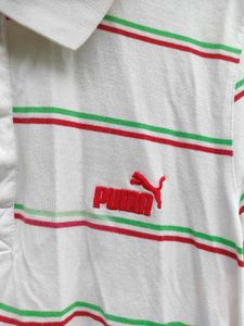 Puma Striped Polo Shirt
