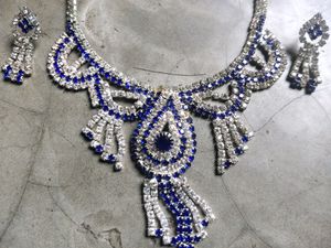 Blue Jewellery Set